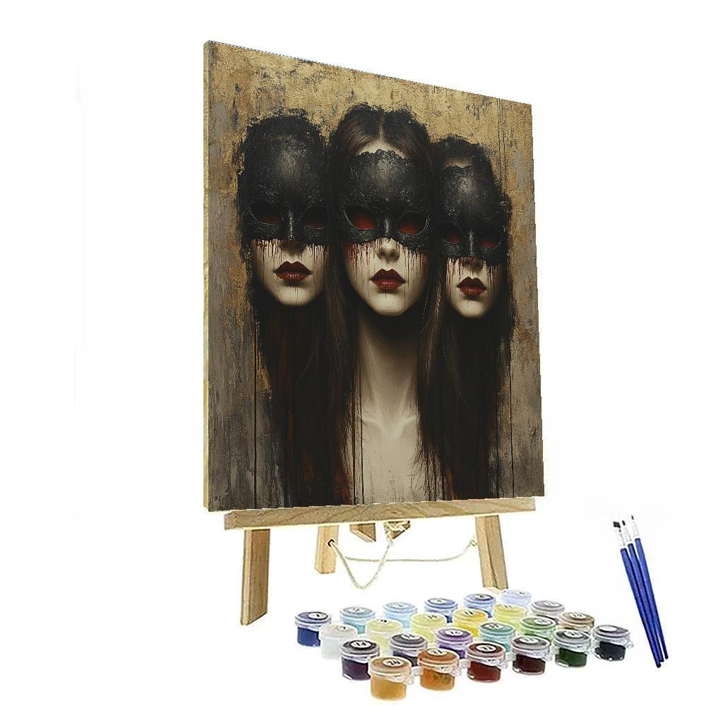 Goya Inspired Midnight Carnival Paint by numbers kits