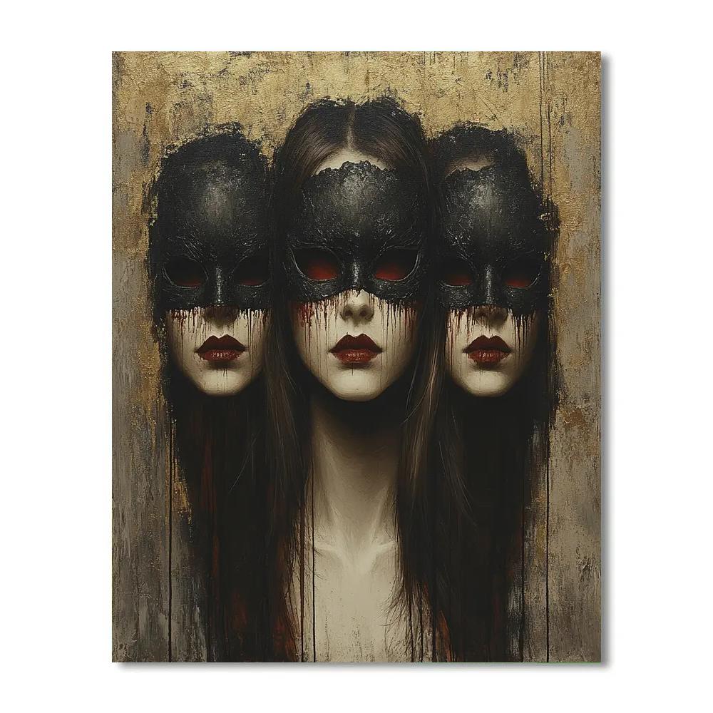 Goya Inspired Midnight Carnival Paint by numbers kits