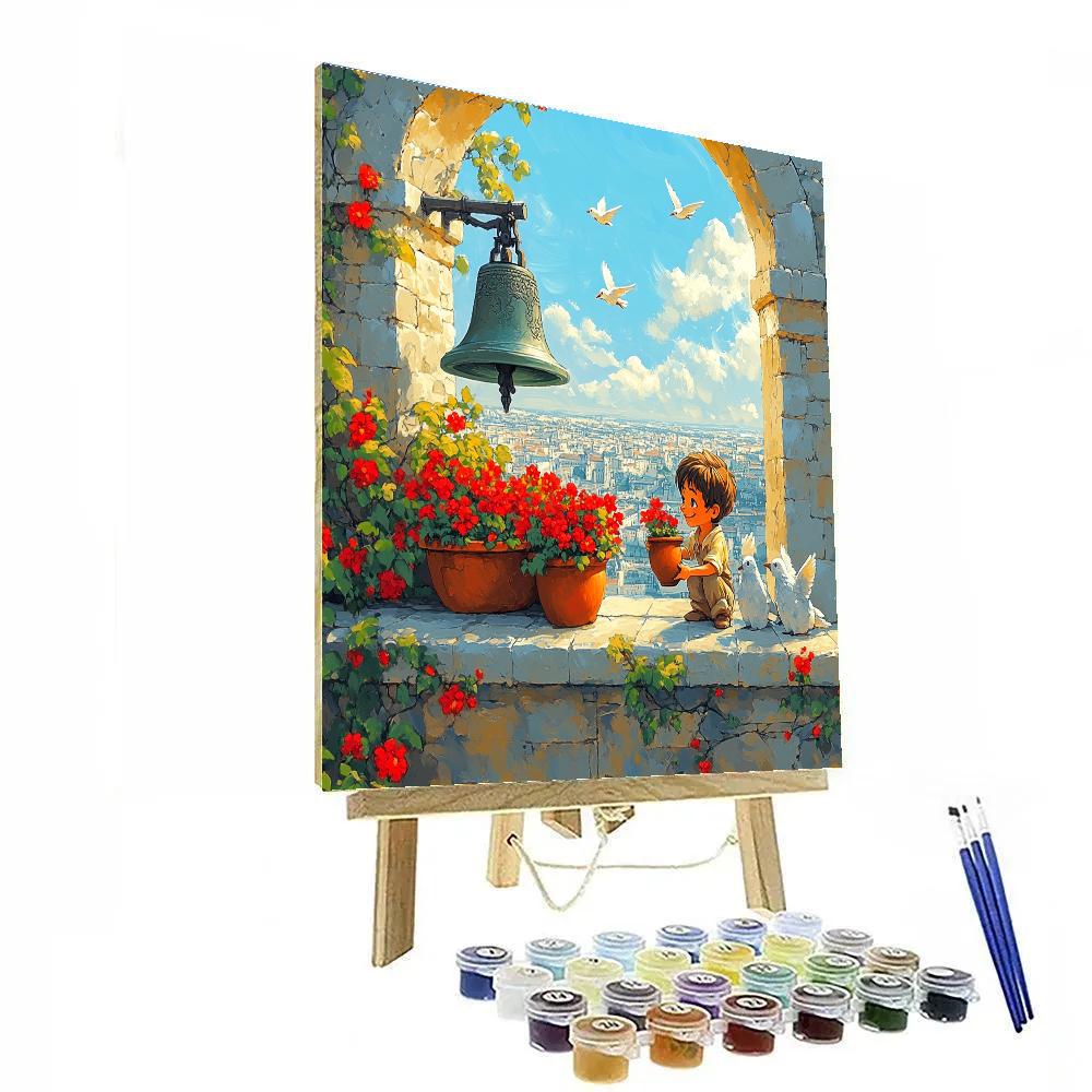 Quasimodo Cathedral Bell Tower Garden Disney Inspired Paint by numbers kits