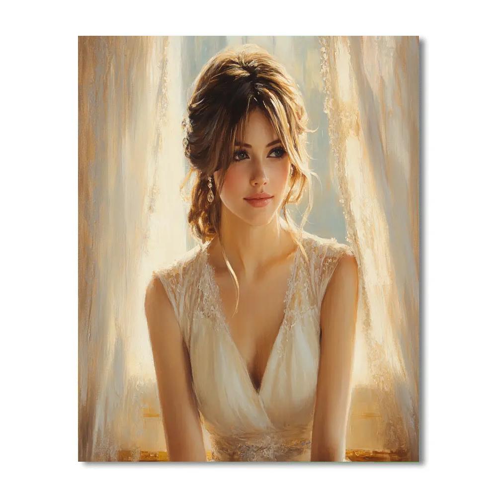 John Singer Sargent Inspired Evening Salon Painting by numbers kit