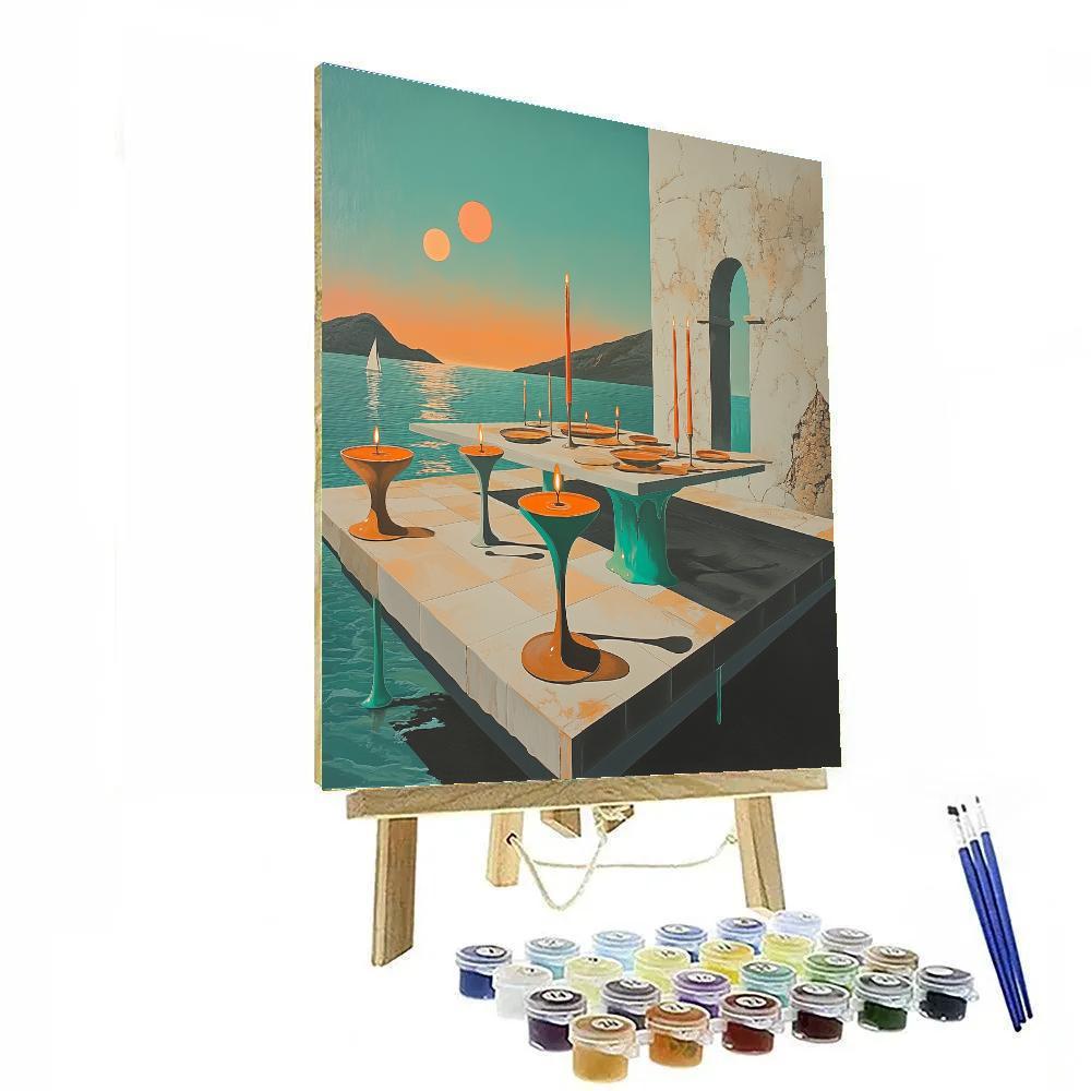 Salvador Dali Inspired Celestial Banquet Paint by numbers kits