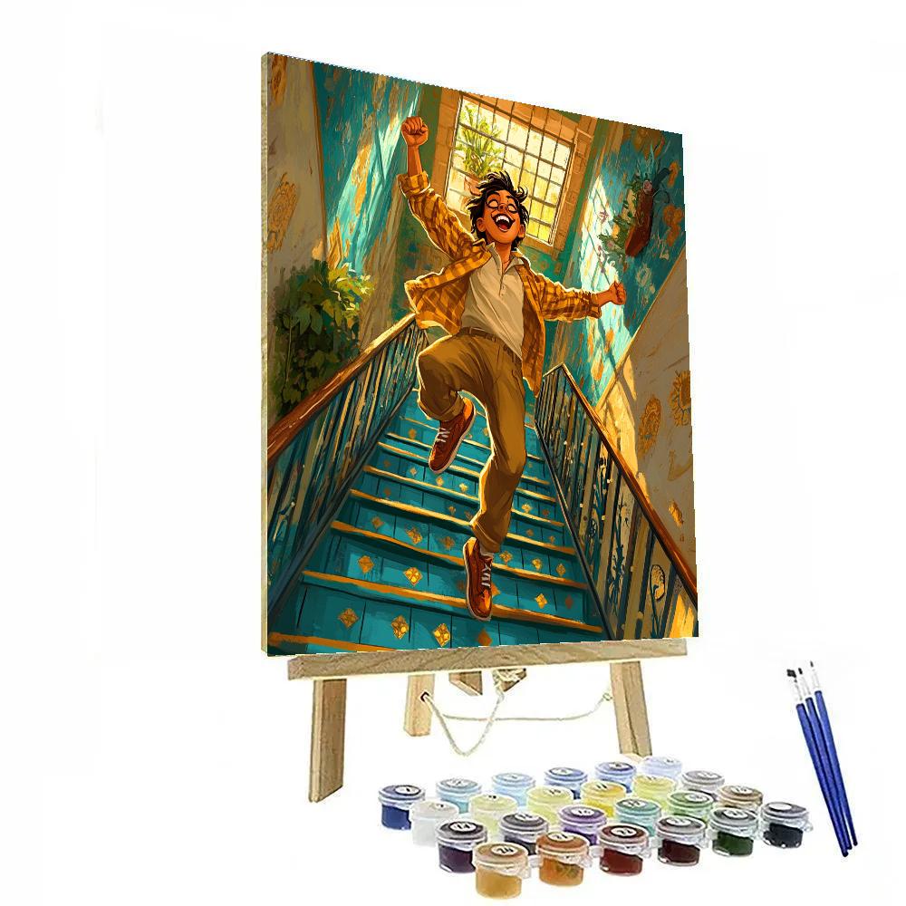Camilo Casita Stair Flip Prank Disney Inspired paint by number