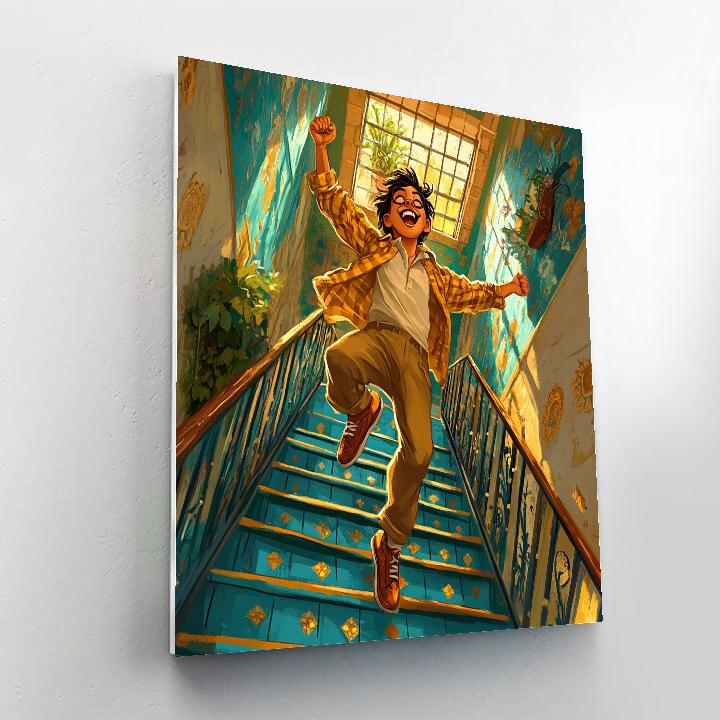 Camilo Casita Stair Flip Prank Disney Inspired paint by number