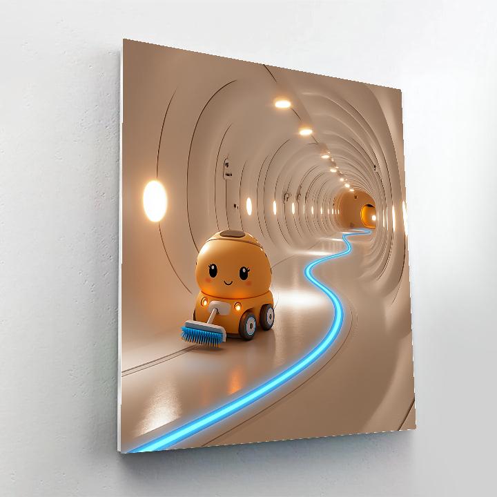 MO Robot Axiom Corridor Shine Sweep Disney Inspired Numbered painting kits