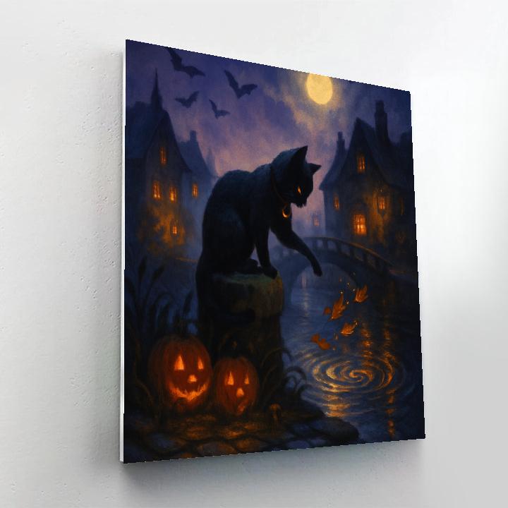 Lanterns Along The Wishing Canal DIY paint by numbers