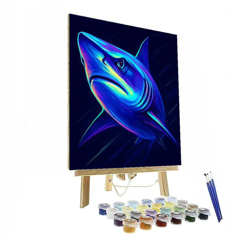 Neon Drift Shark Sentinel paint by color