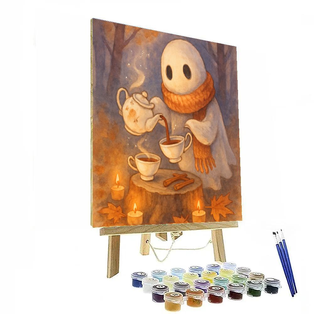The Teacup Seance At Maple Hollow Painting by numbers kit