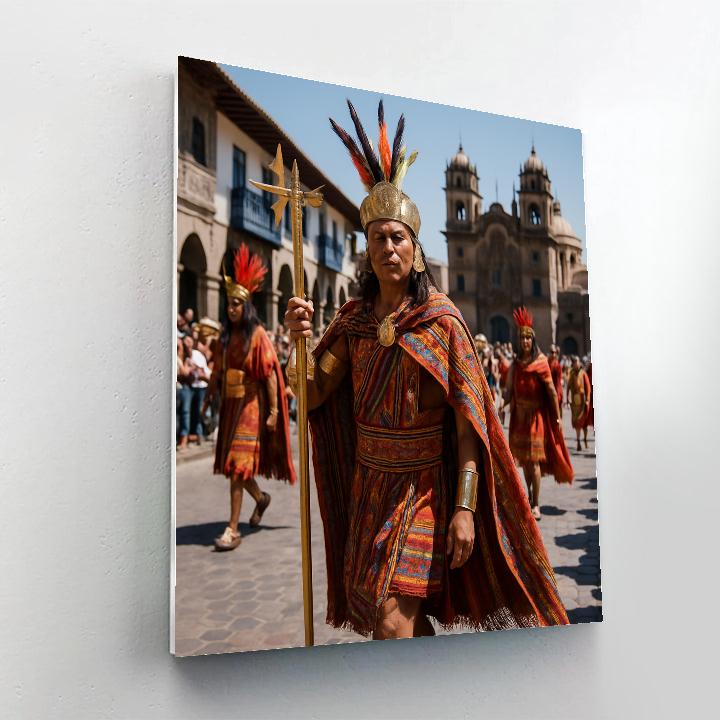 Inti Raymi Procession Cusco Plaza Paint by numbers kits