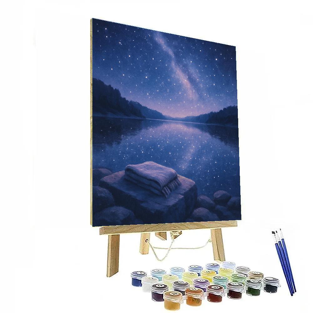 Starglow Reflection At Quiet Lookout Numbered painting kits