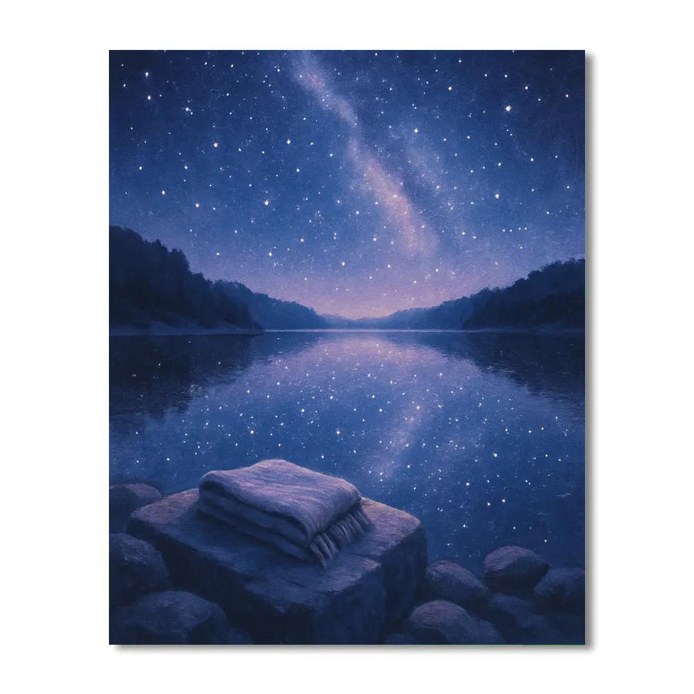 Starglow Reflection At Quiet Lookout Numbered painting kits