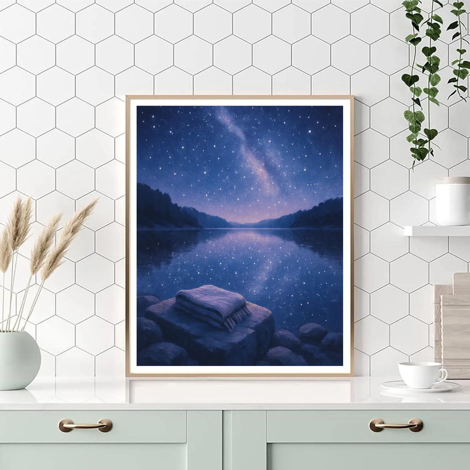 Starglow Reflection At Quiet Lookout Numbered painting kits