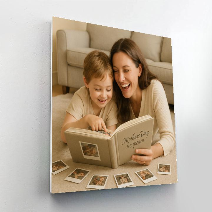 Mothers Day Photo Album On The Floor Number painting