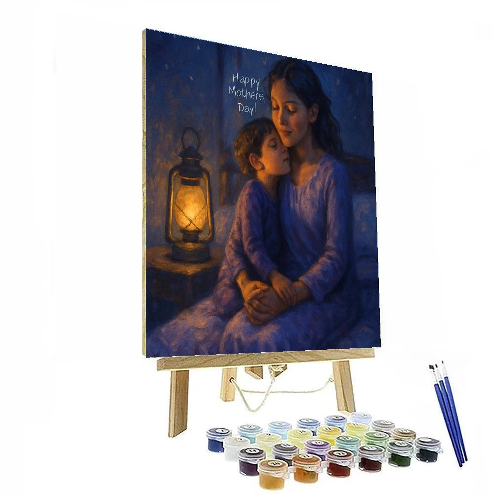 Bedtime Lantern And Thank You Whisper paint by numbers