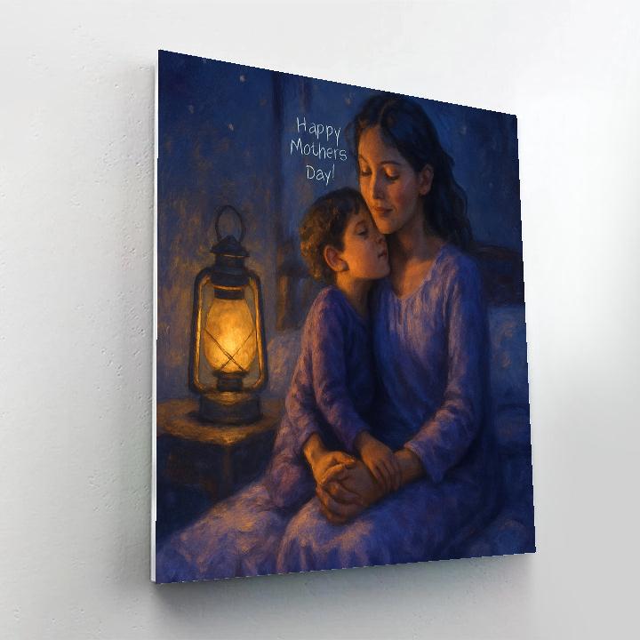 Bedtime Lantern And Thank You Whisper paint by numbers