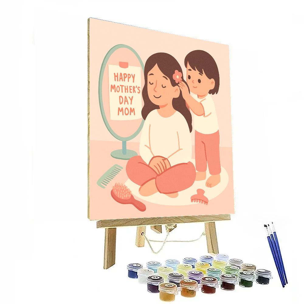 Mothers Day Salon Day At Home Numbered painting kits