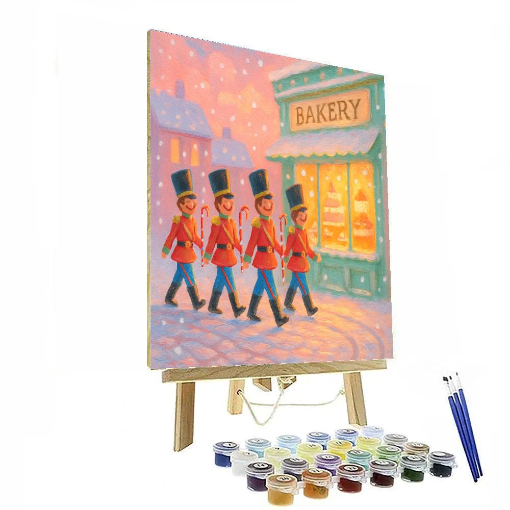 Nutcracker Parade At Dawn painting number kit