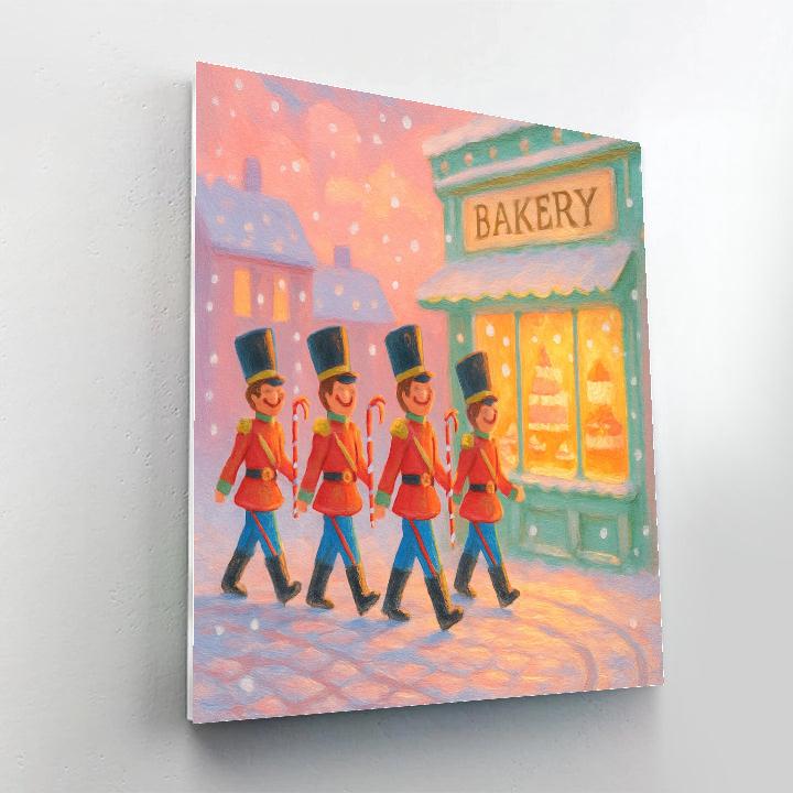 Nutcracker Parade At Dawn painting number kit
