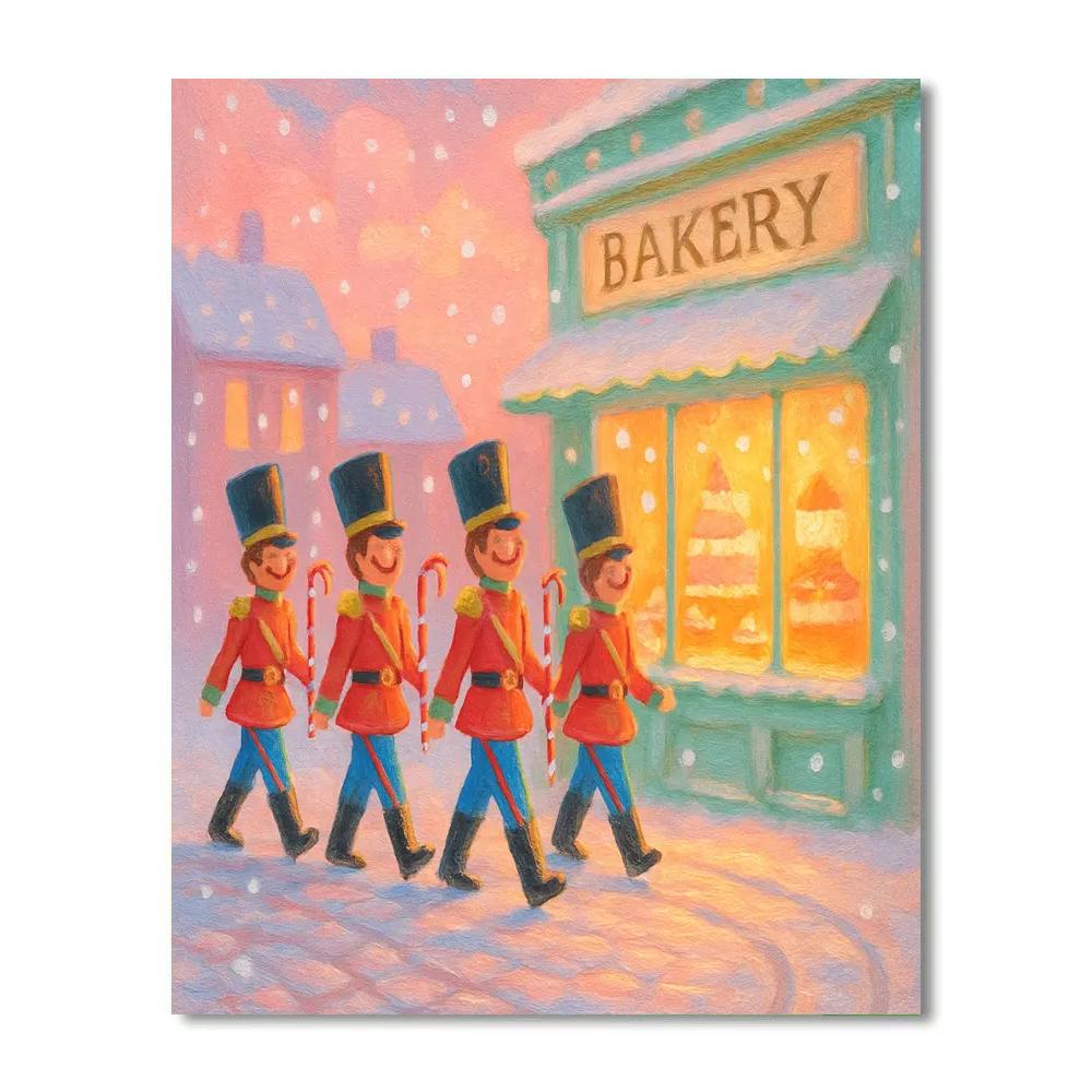 Nutcracker Parade At Dawn painting number kit
