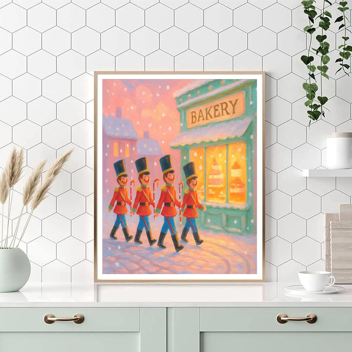 Nutcracker Parade At Dawn painting number kit