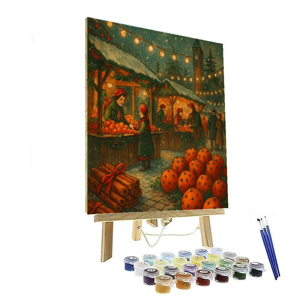 Town Square Spice Market Number painting