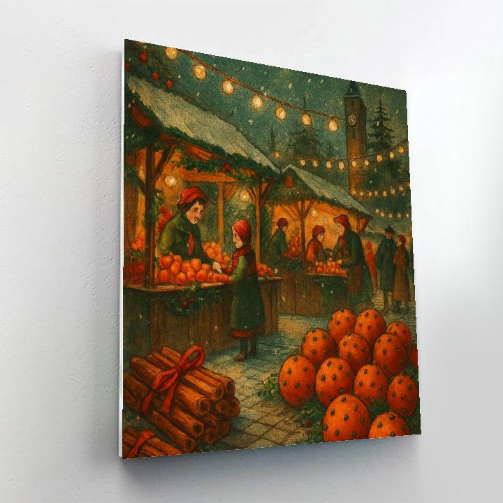 Town Square Spice Market Number painting