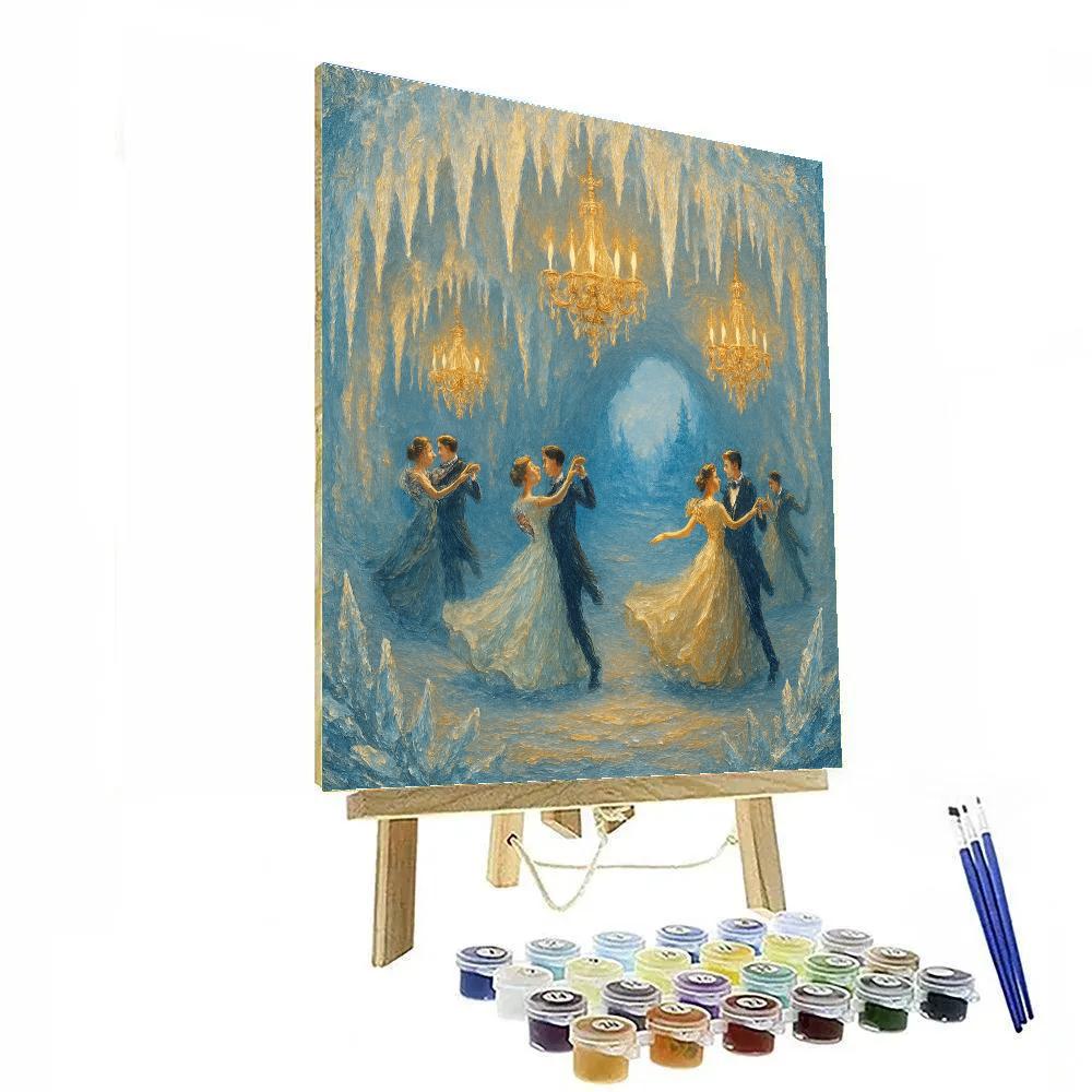 Icicle Ballroom Waltz paint by color