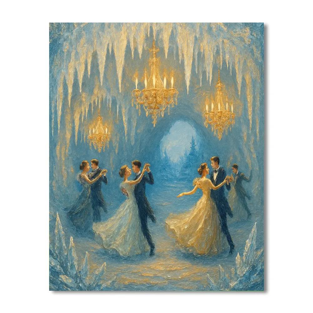 Icicle Ballroom Waltz paint by color
