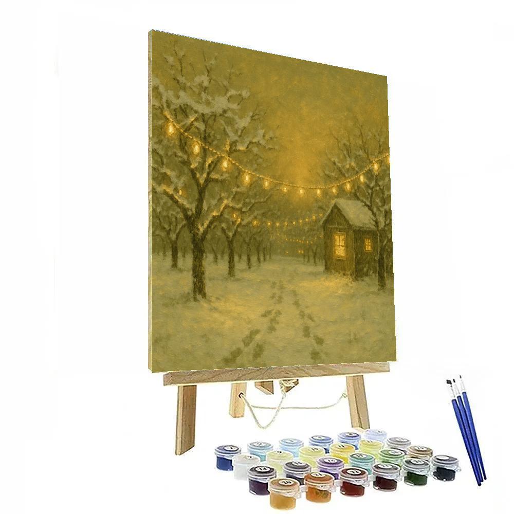 Midwinter Orchard Light Numbered painting kits