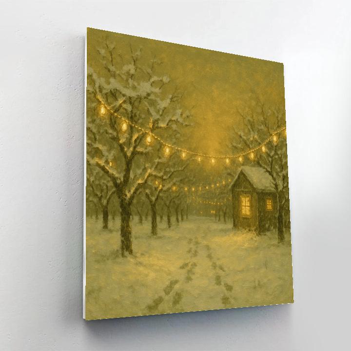 Midwinter Orchard Light Numbered painting kits