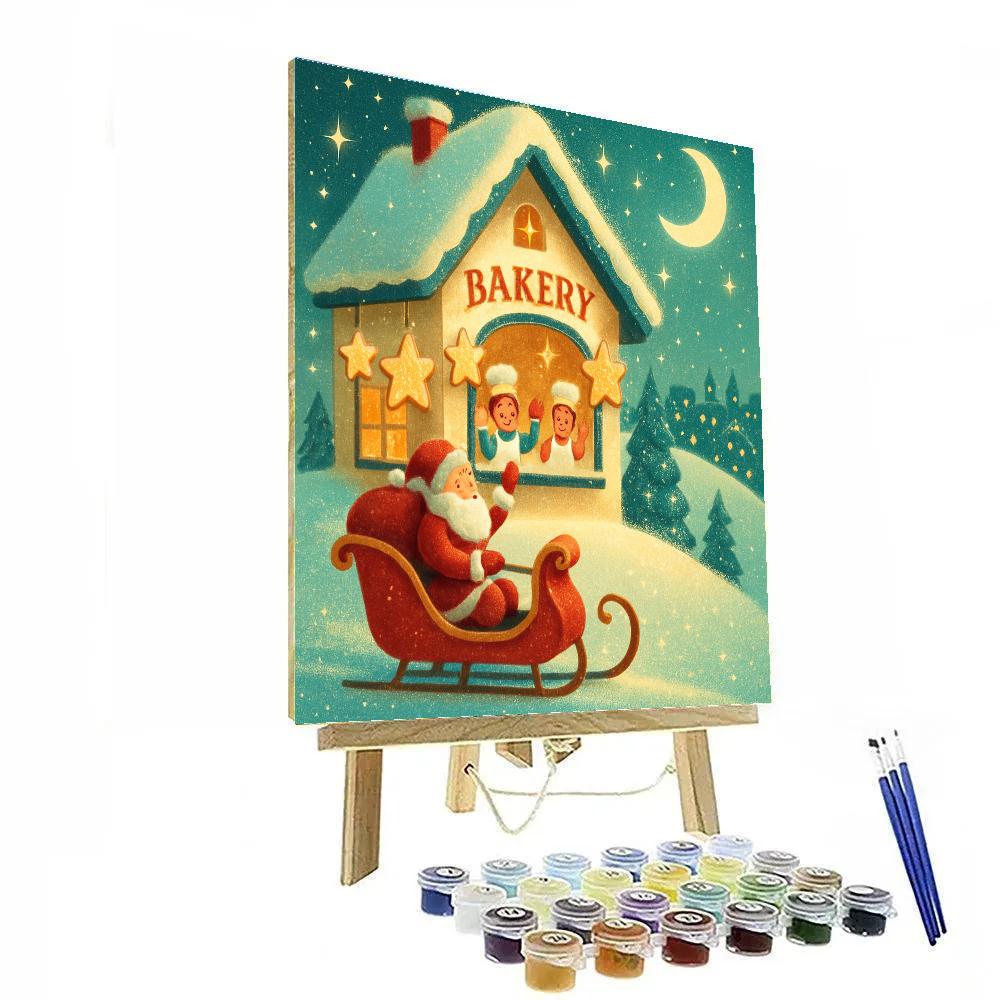 Starglow Bakery Sleigh Stop painting number kit