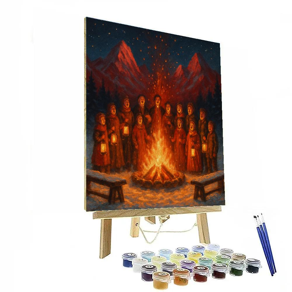 Fireside Alpine Choir Numbered painting kits
