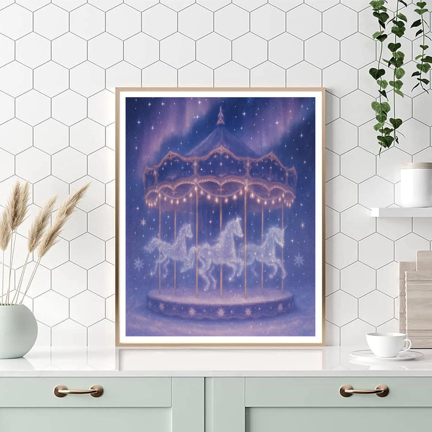 Carousel Of Constellations Painting by numbers kit
