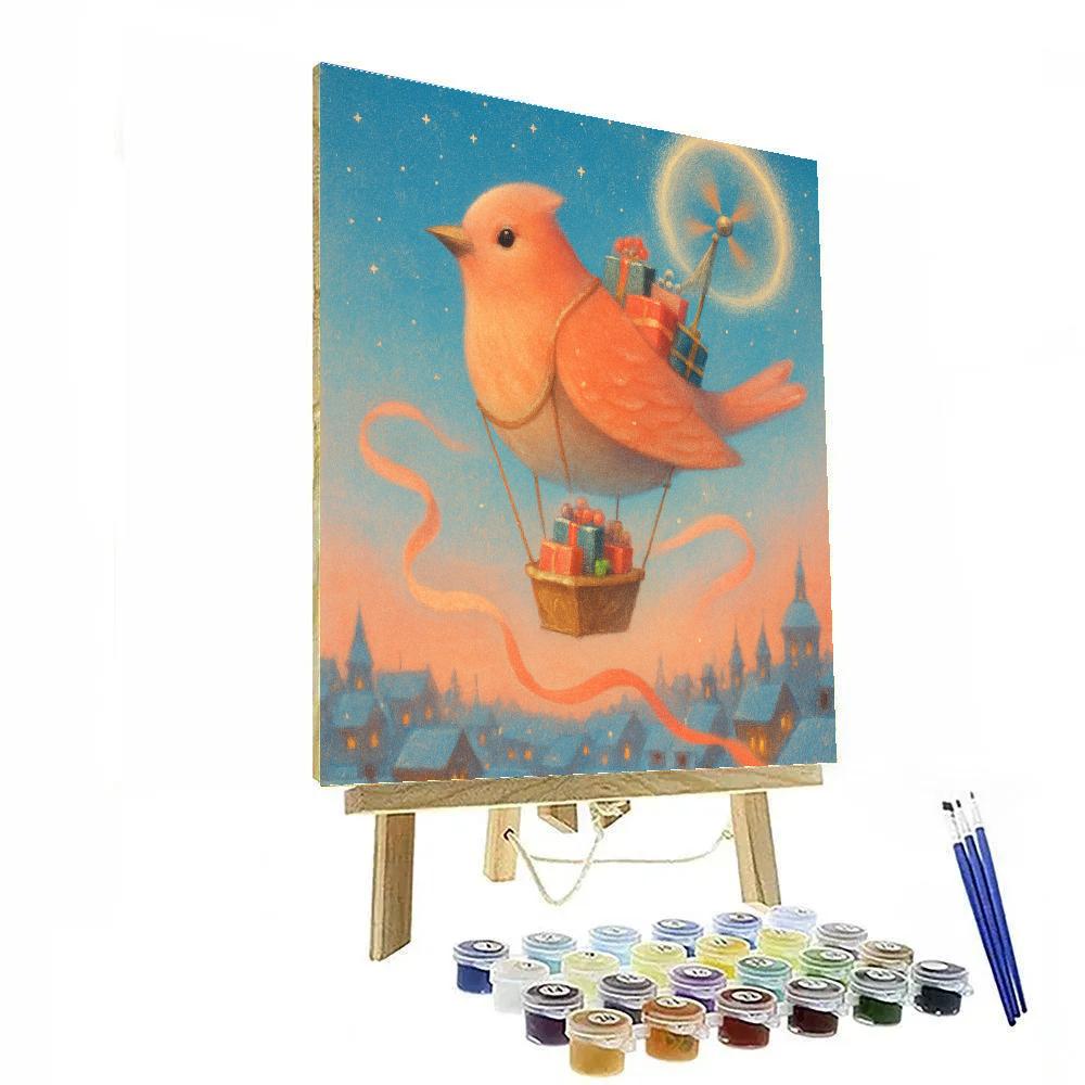 Skylark Gift Airship paint by numbers