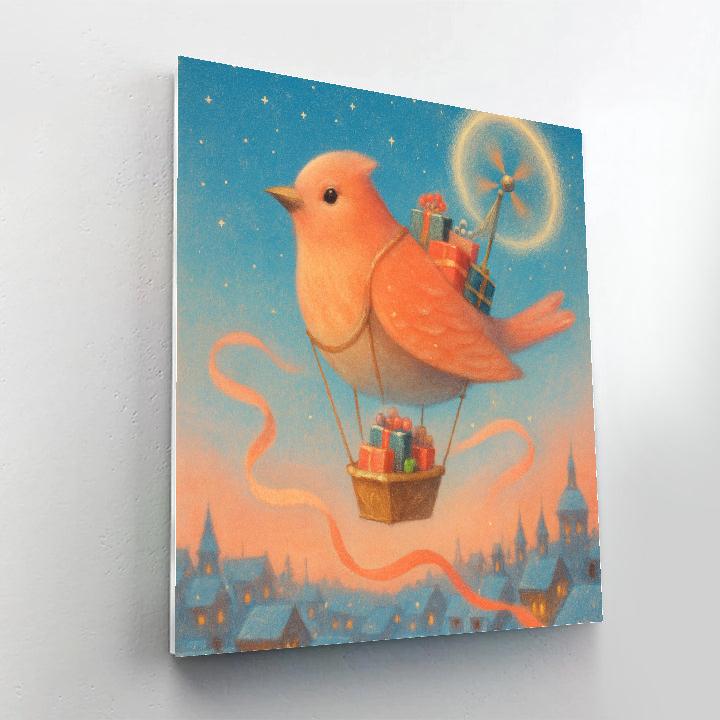 Skylark Gift Airship paint by numbers