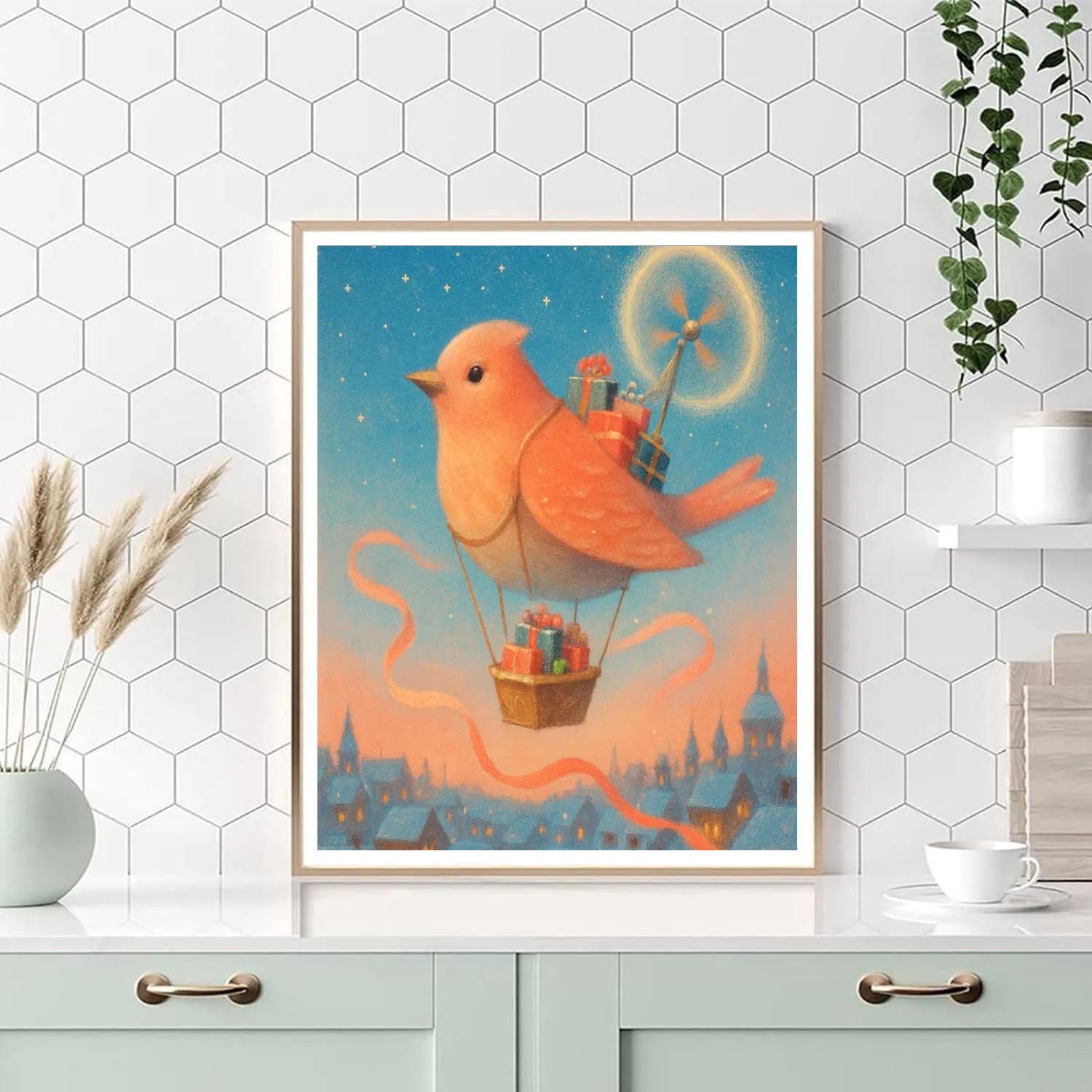 Skylark Gift Airship paint by numbers
