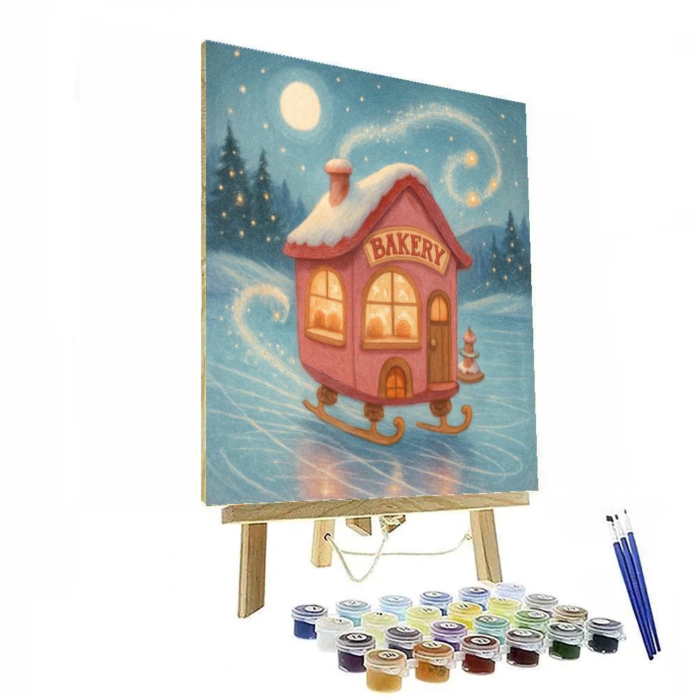 Crystal Bakery On Skates paint by number