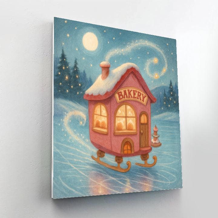 Crystal Bakery On Skates paint by number