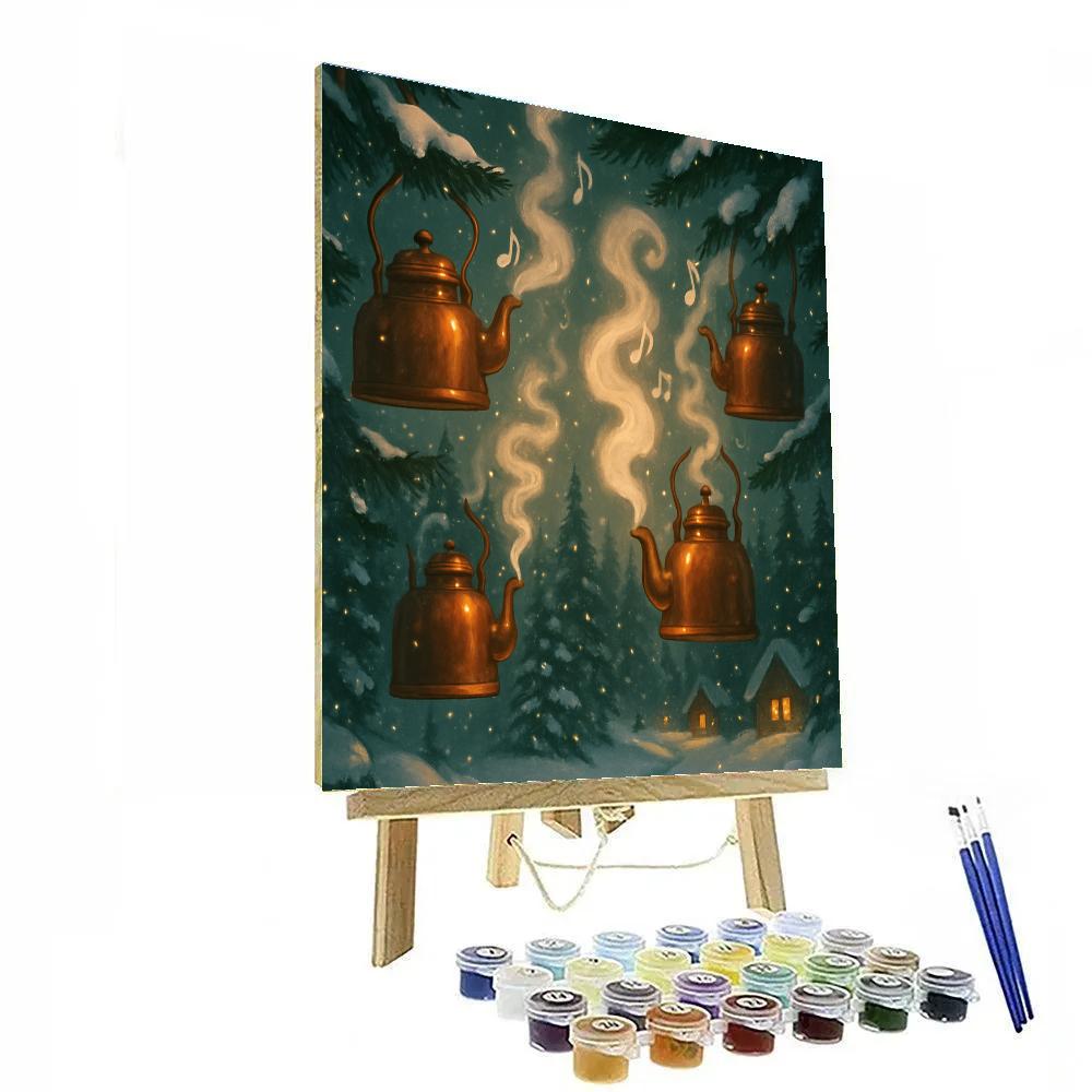 Forest Of Singing Kettles Paint by numbers kits