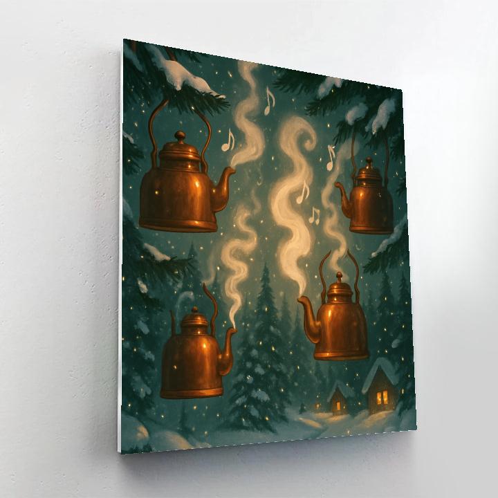 Forest Of Singing Kettles Paint by numbers kits