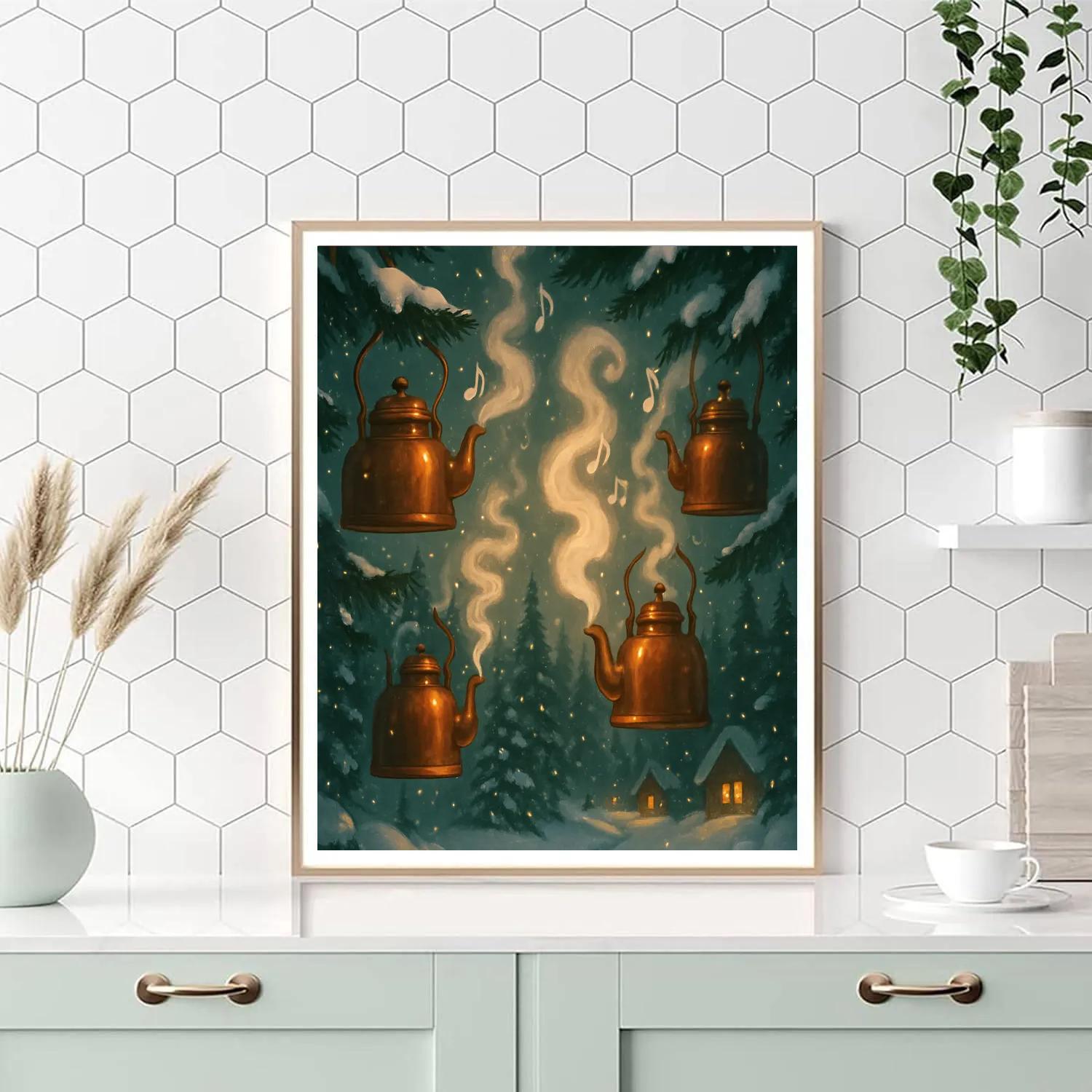 Forest Of Singing Kettles Paint by numbers kits
