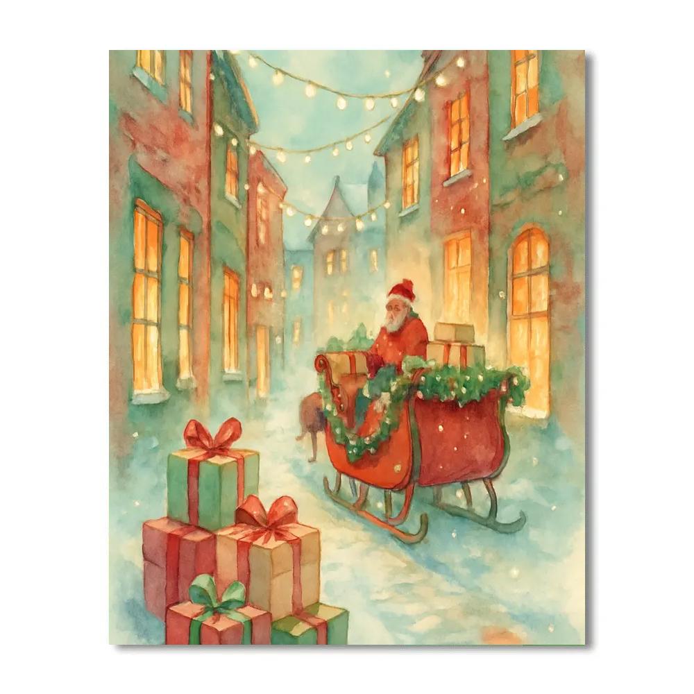 Holly Sleigh Mail In The Alley paint by number