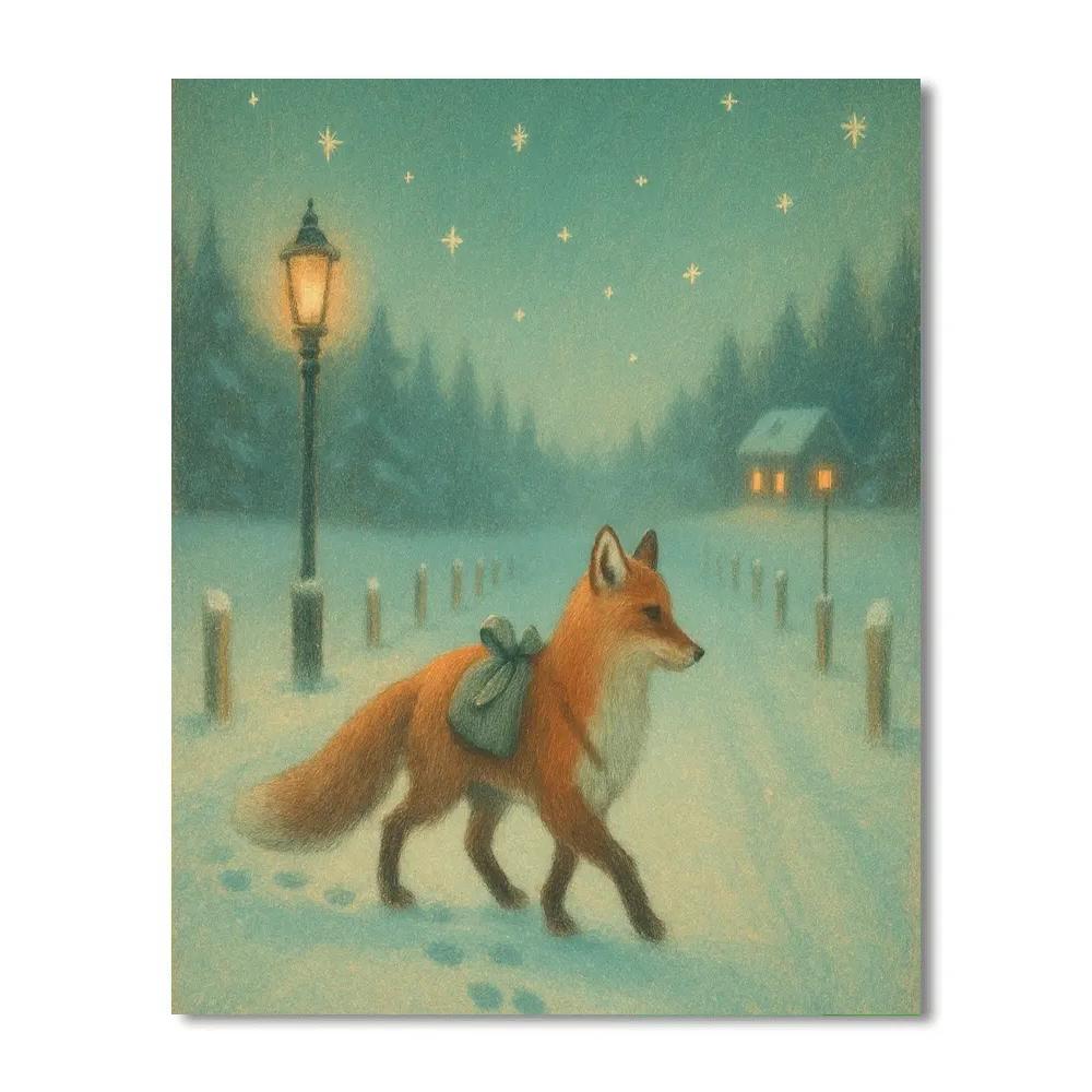 Polar Fox Post Road Paint by numbers kits