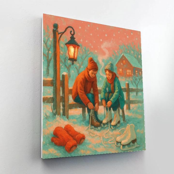 Hearthlight Skating Orchard Gate Numbered painting kits