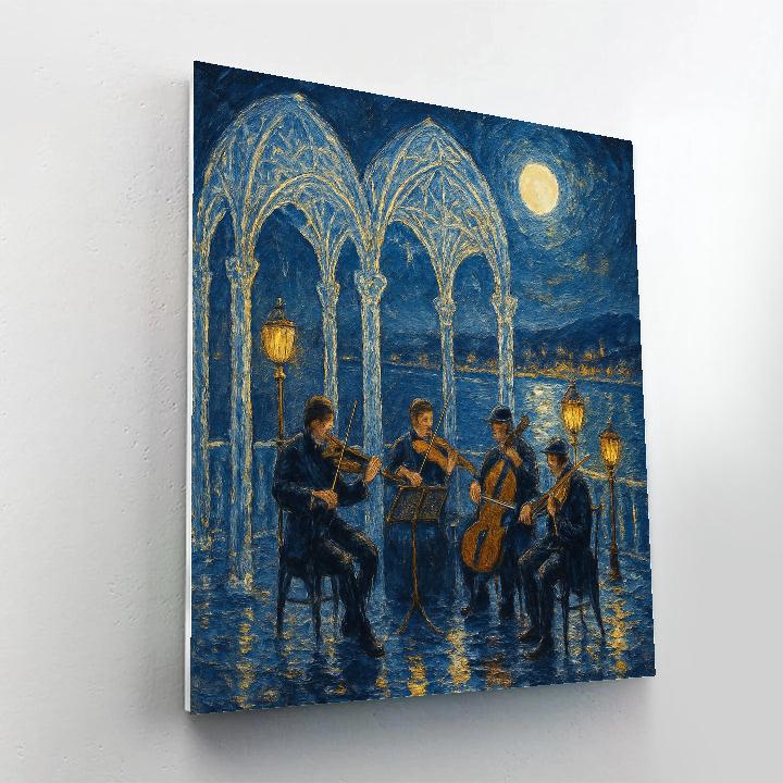 Midwinter Song At The Glass Pier Paint by numbers kits