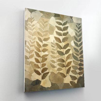 Michelangelo Inspired Library Of Fossil Ferns Numbered painting kits