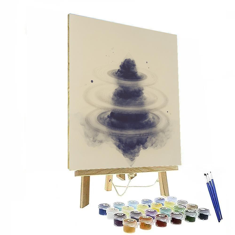 Michelangelo Inspired Solar System Orrery Of Clouds Numbered painting kits