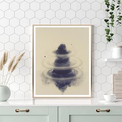 Michelangelo Inspired Solar System Orrery Of Clouds Numbered painting kits