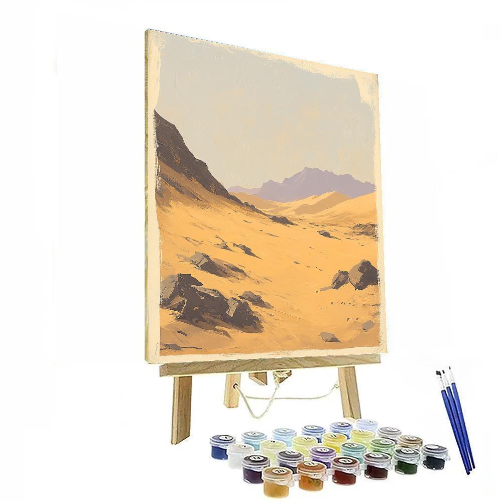 Leonardo Da Vinci Inspired Desert Wind Stratagems Paint by numbers kits