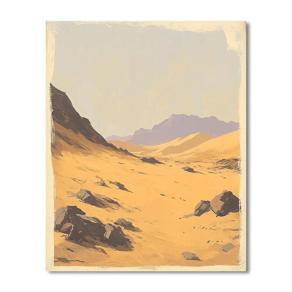 Leonardo Da Vinci Inspired Desert Wind Stratagems Paint by numbers kits