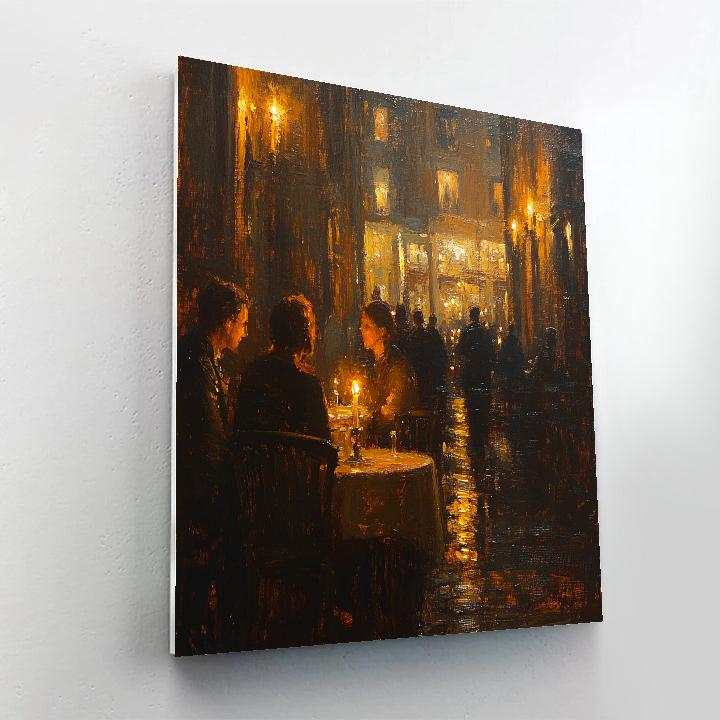 Rembrandt Inspired Late Night Cafe Paint by numbers kits
